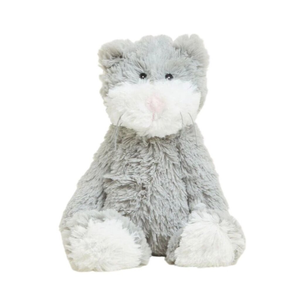 Warmies Microwavable Grey Plush Cat With Aromatherapy Scented French Lavender St